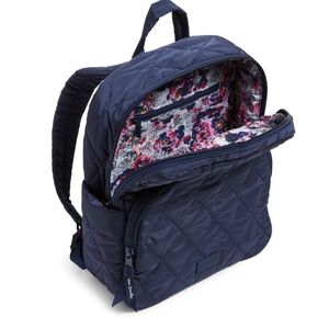 Vera Bradley Navy Quilted Backpack